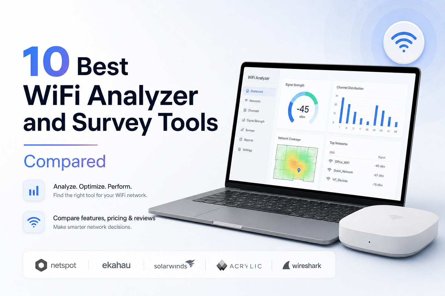 10 Best WiFi Analyzer and Survey Tools Compared