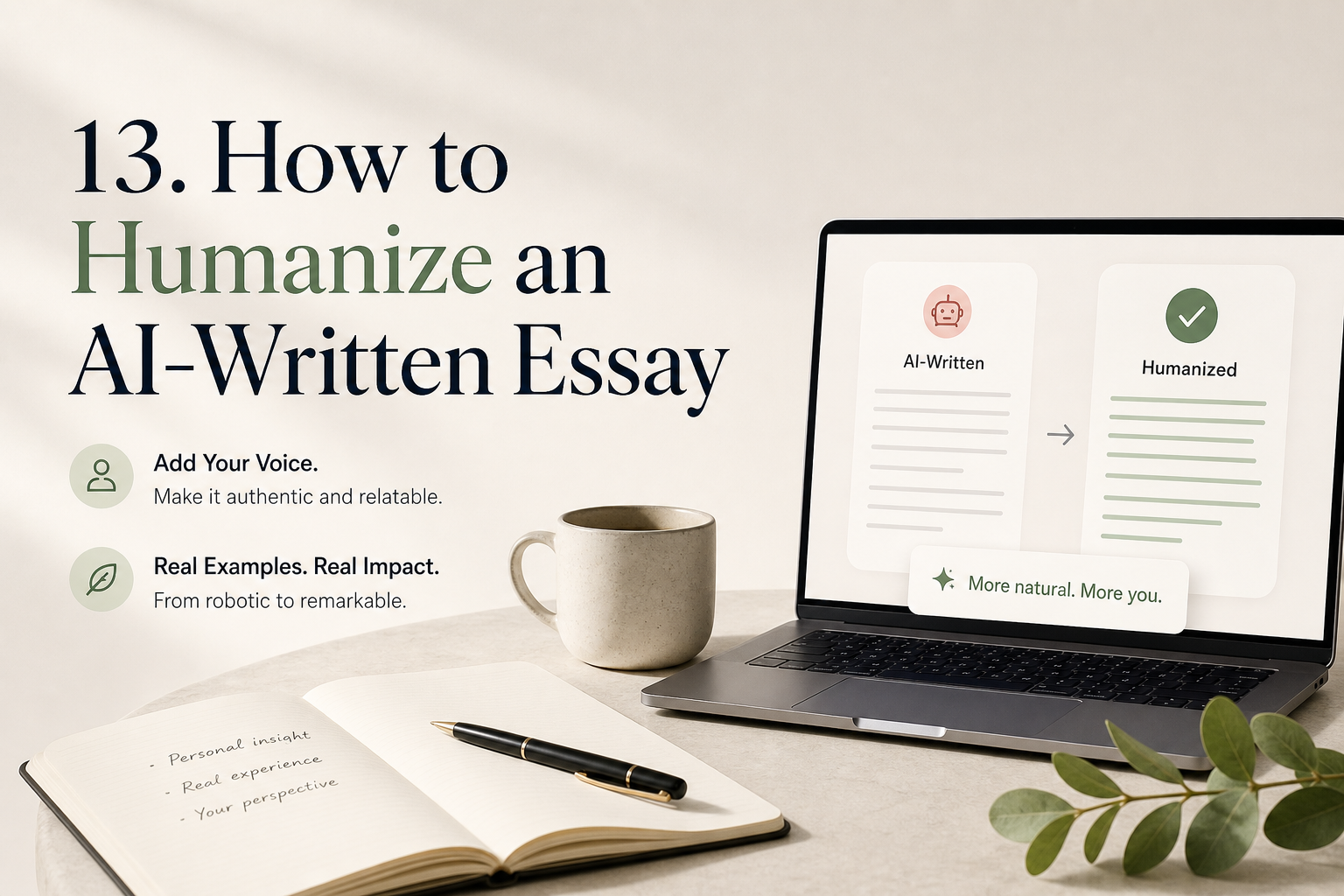 How to Humanize an AI-Written Essay