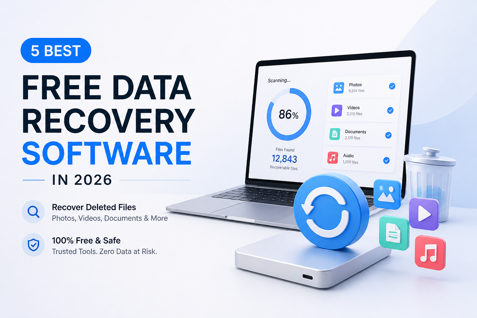 5 Best Free Data Recovery Software in 2026
