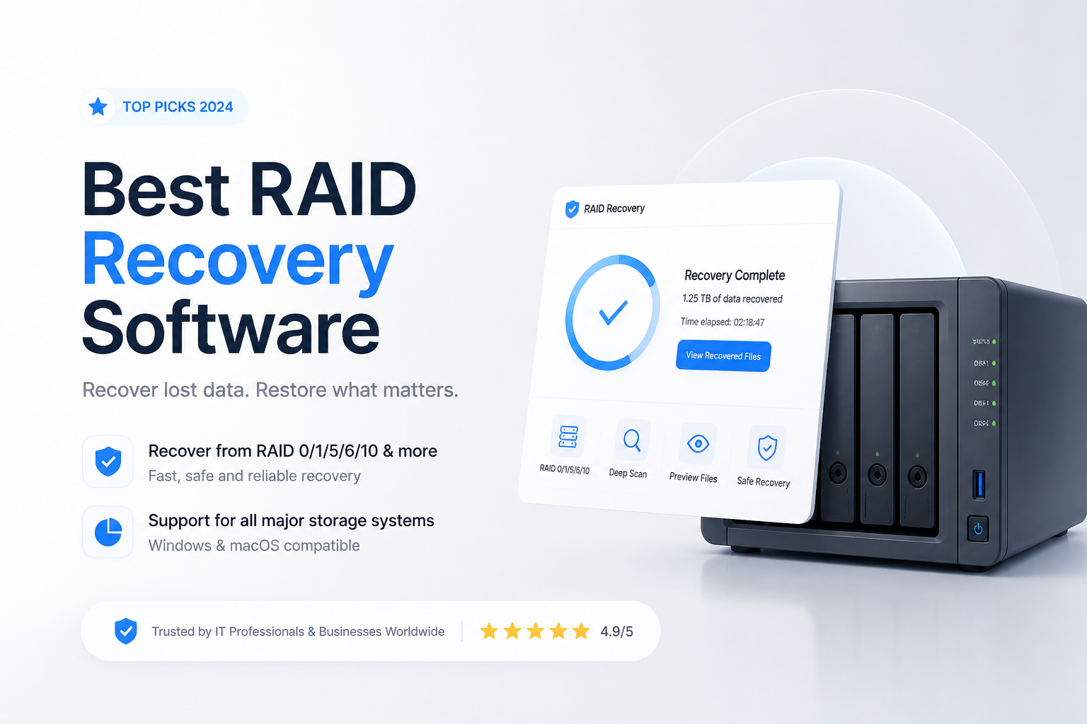 Best RAID Recovery Software in 2026