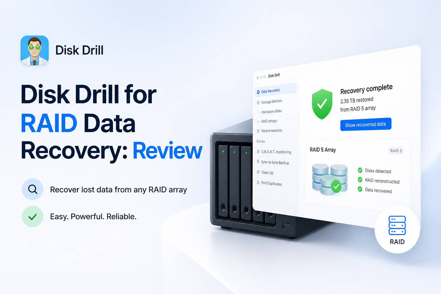 Disk Drill for RAID Data Recovery: Review 2026