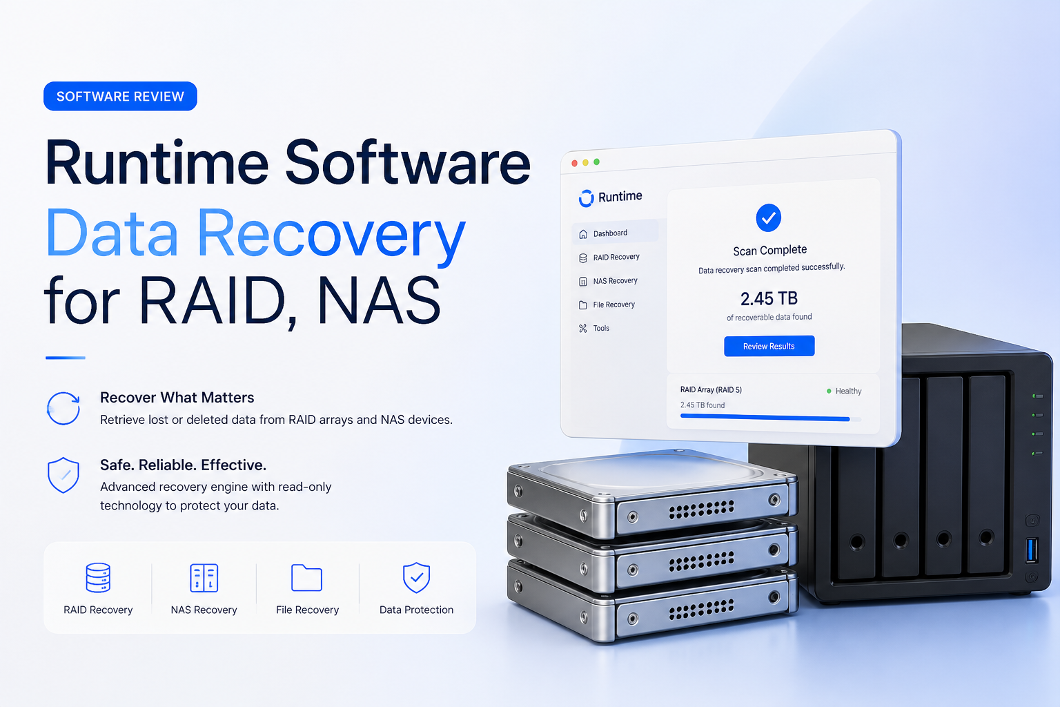 Runtime Software Review 2026: Data Recovery for RAID, NAS