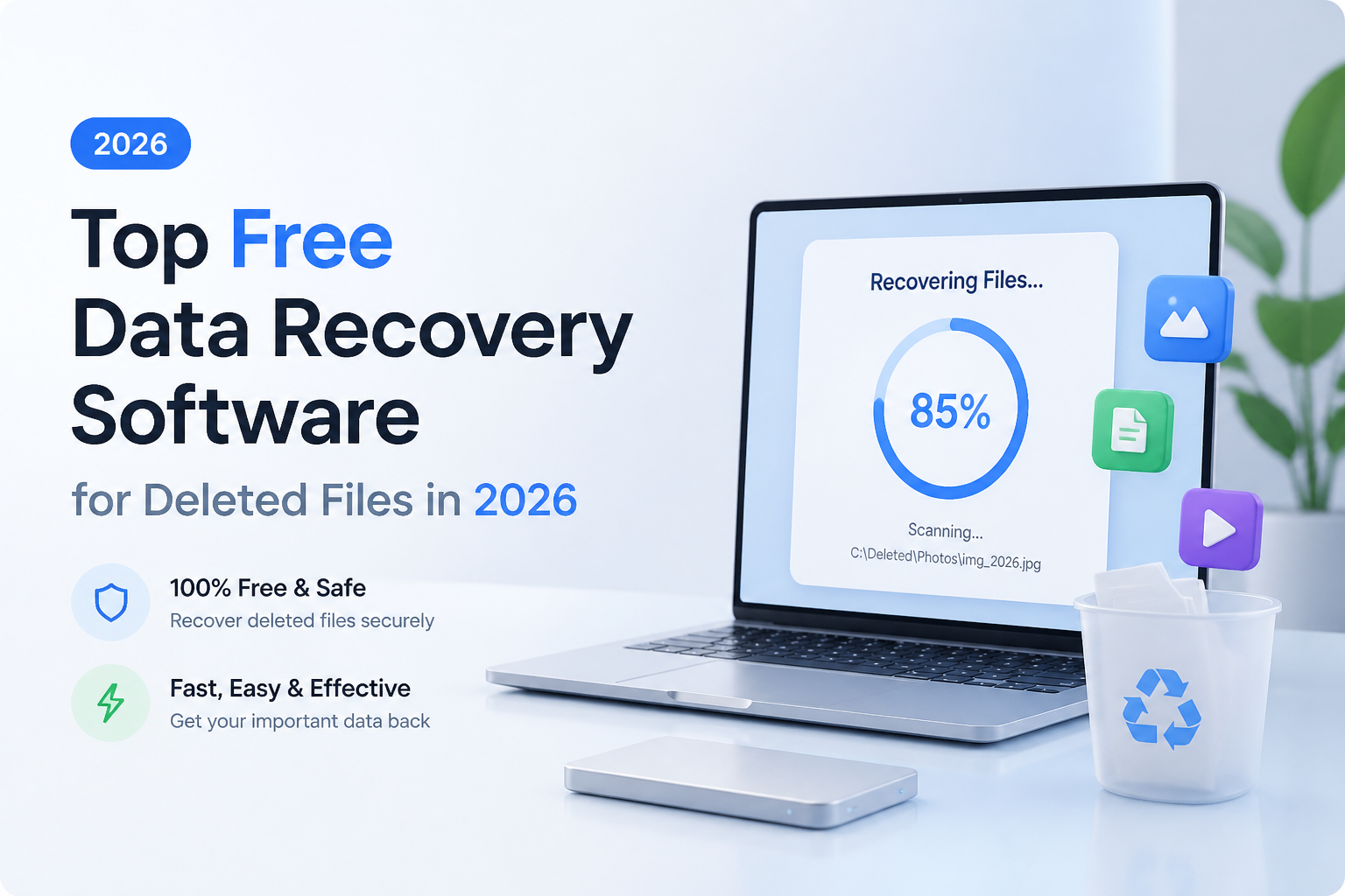 Top Free Data Recovery Software for Deleted Files in 2026